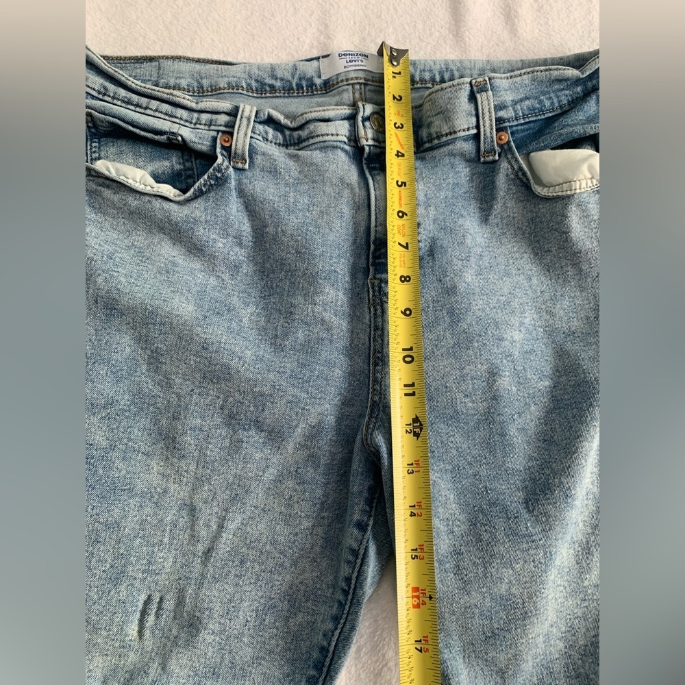Denizen from Levi’s Cropped Boyfriend Jeans Size 14 Vintage Inspired Stretchy - Picture 9 of 15